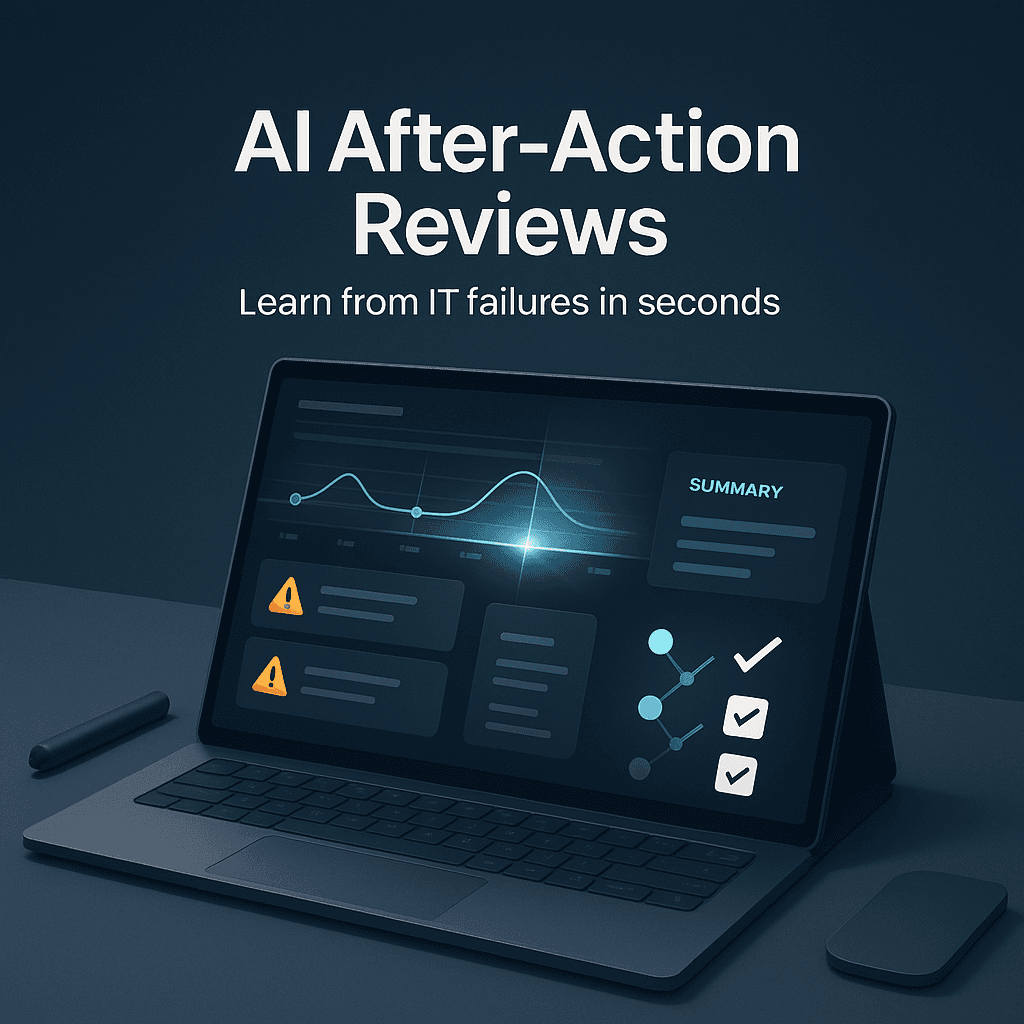 AI After-Action Reviews: Learning from IT Failures in Seconds