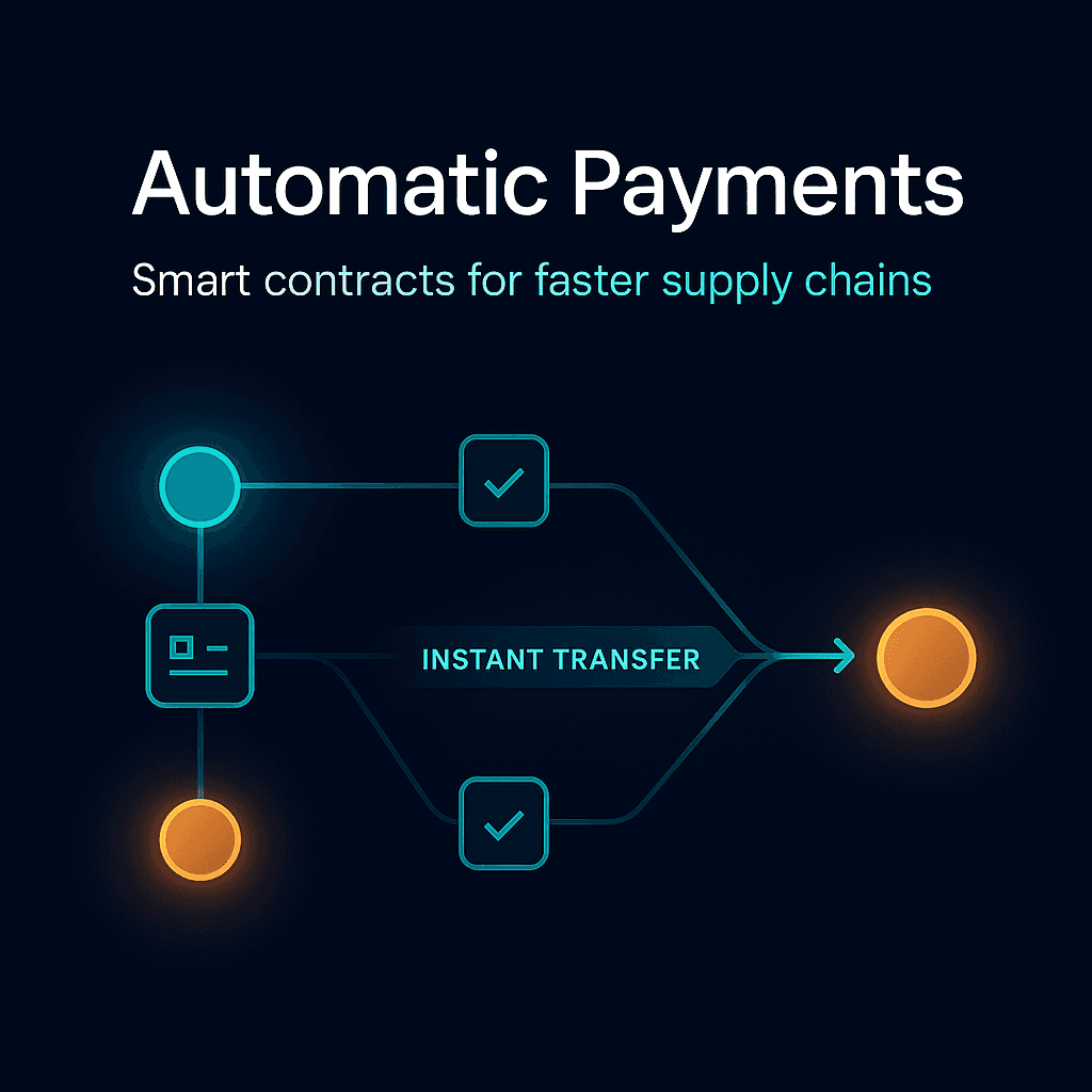 Automatic Payments: How Smart Contracts Speed Up Your Supply Chain