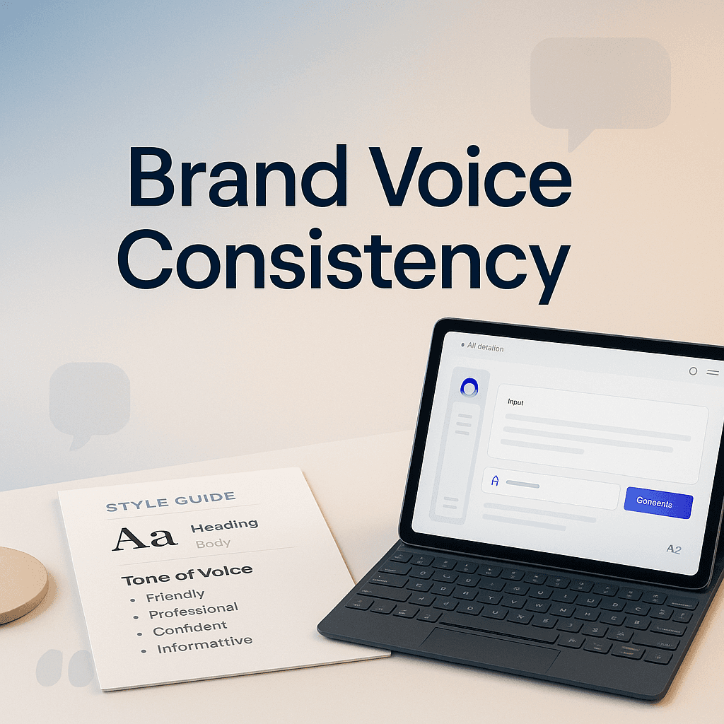 Brand Voice Tools: Using Jasper to Keep Your Marketing Consistent