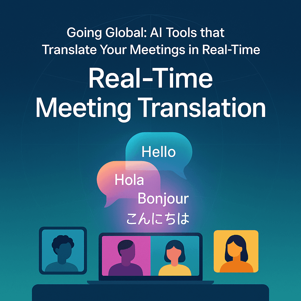 Going Global: AI Tools that Translate Your Meetings in Real-Time