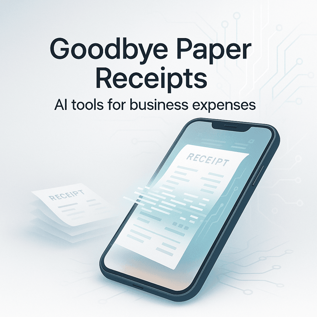 Goodbye Paper Receipts: The Best AI Tools for Business Expenses