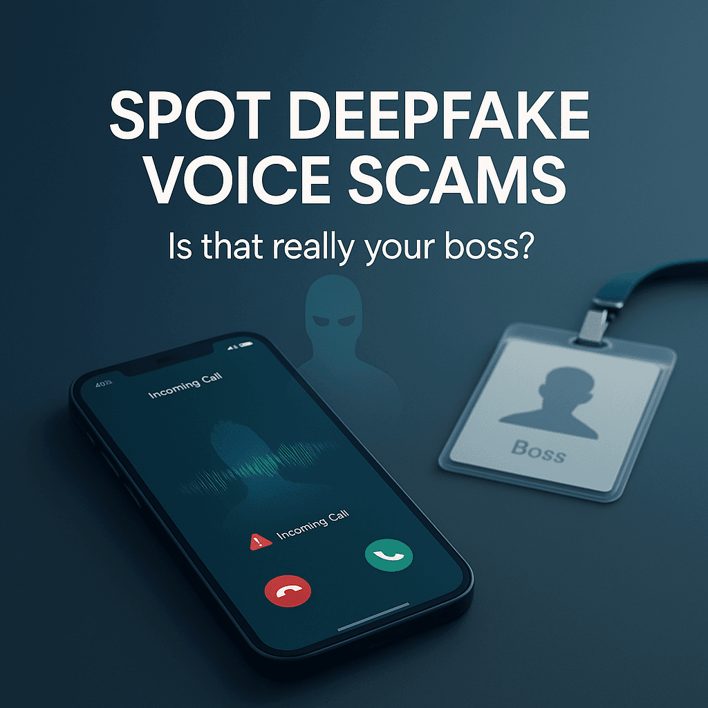 Is That Really Your Boss? How to Spot Deepfake Voice Scams