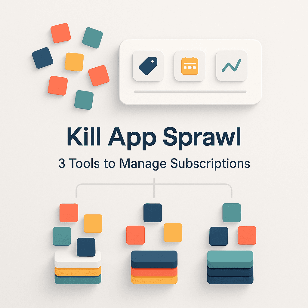 Kill the App Sprawl: 3 Tools to Manage Your Software Subscriptions
