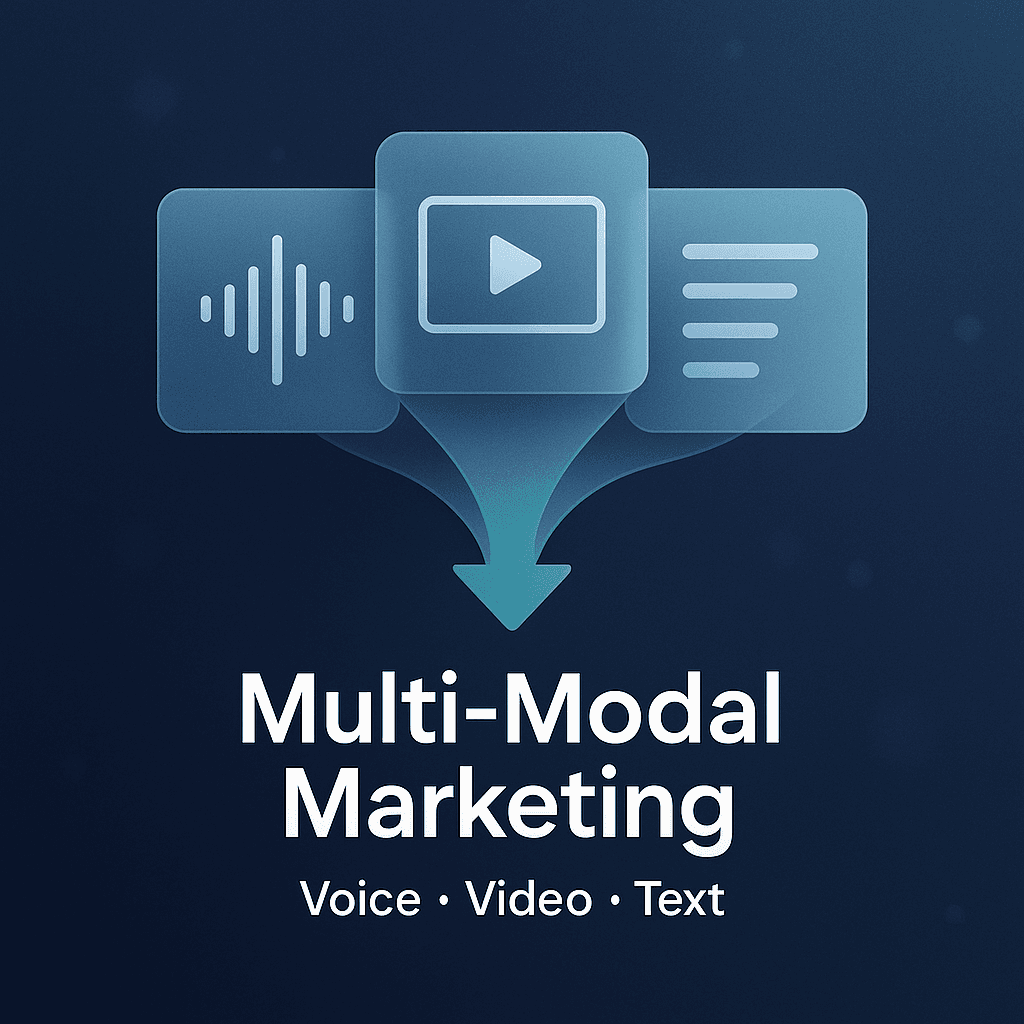 Multi-Modal Marketing: Using Voice, Video, and Text in One Campaign