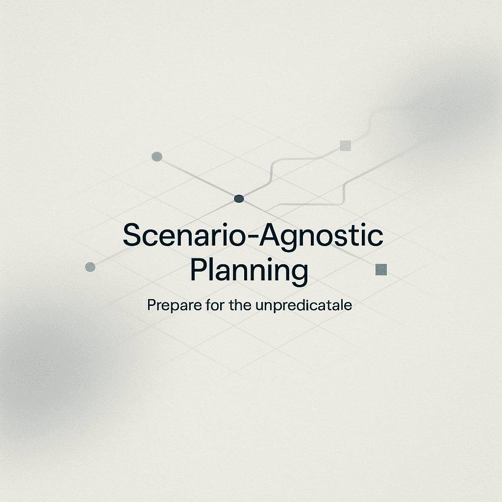Scenario-Agnostic Planning: Preparing for the Problems You Can’t Predict