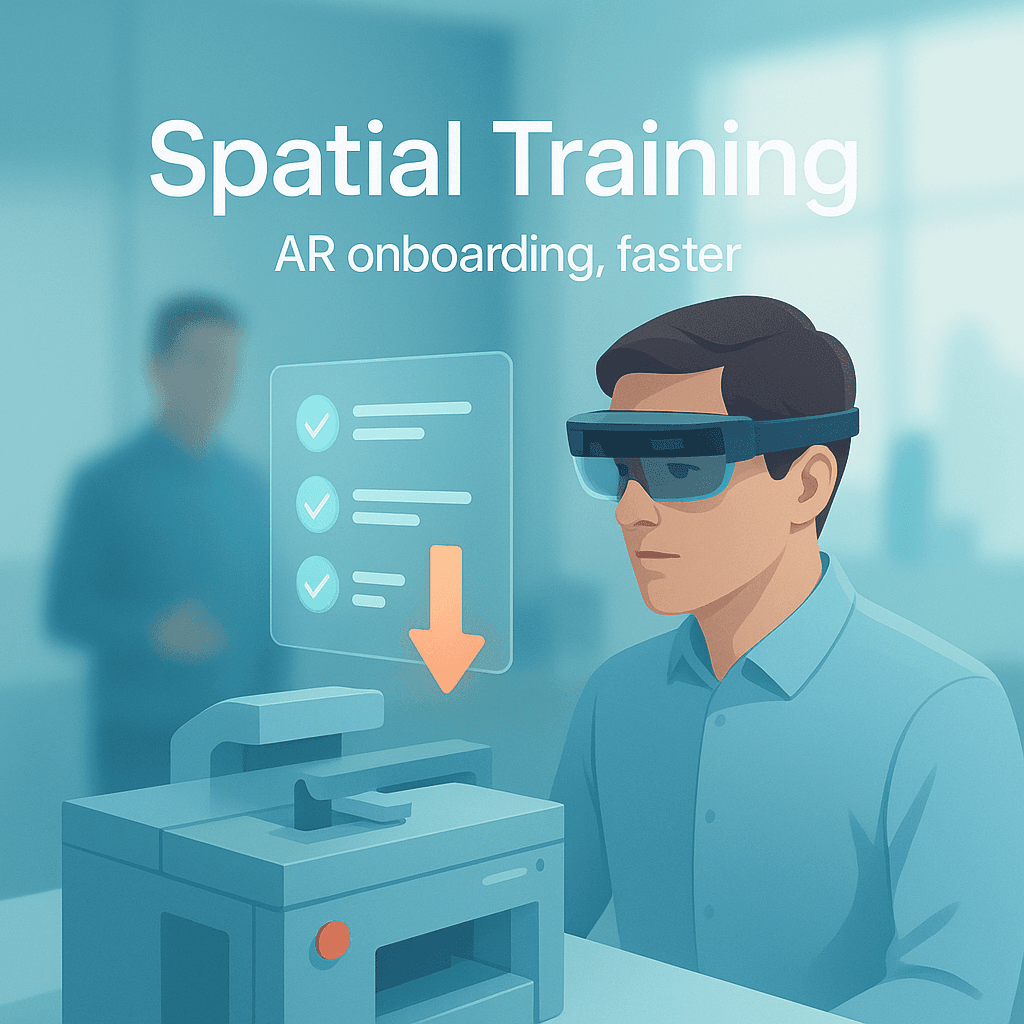 Spatial Training: Using AR to Onboard New Staff in Record Time
