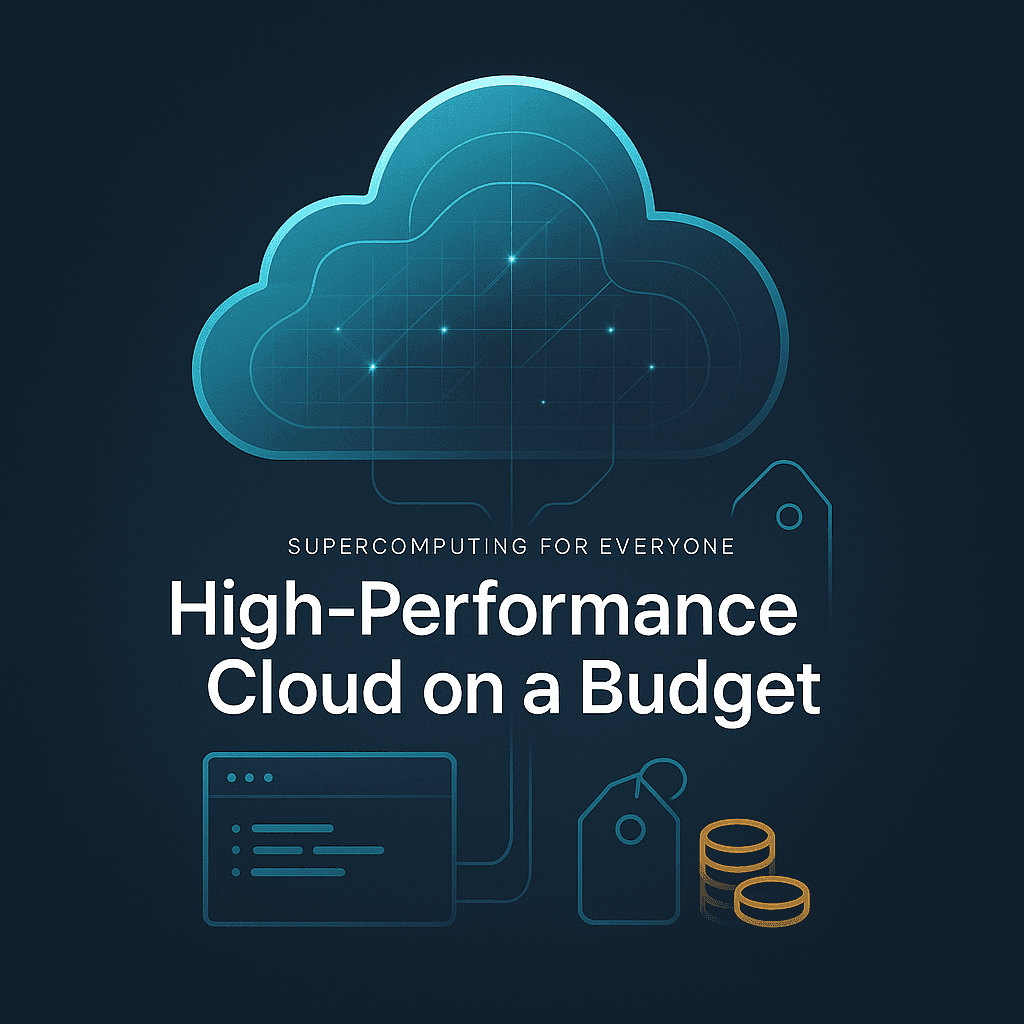 Supercomputing for Everyone: Using High-Performance Cloud on a Budget