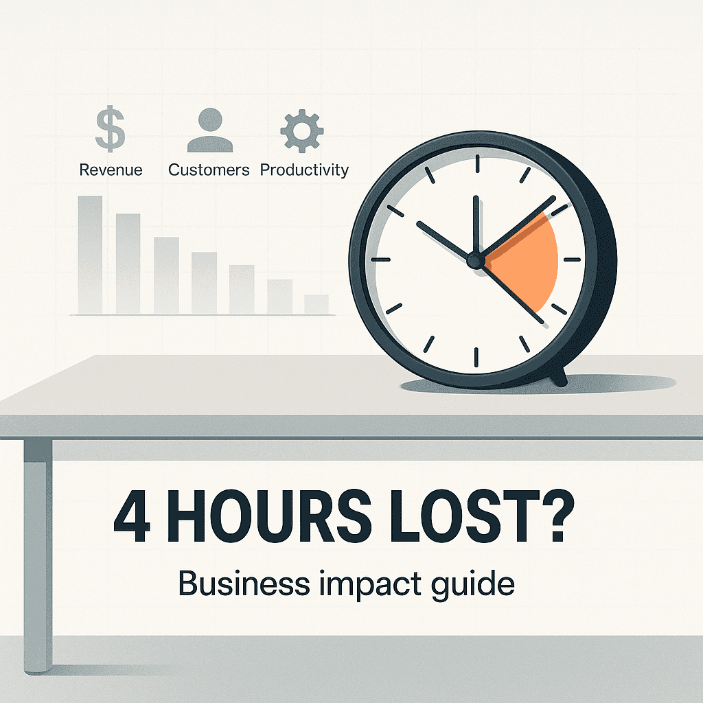 What Can You Lose for 4 Hours? A Simple Business Impact Guide